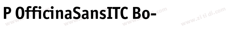 P OfficinaSansITC Bo字体转换